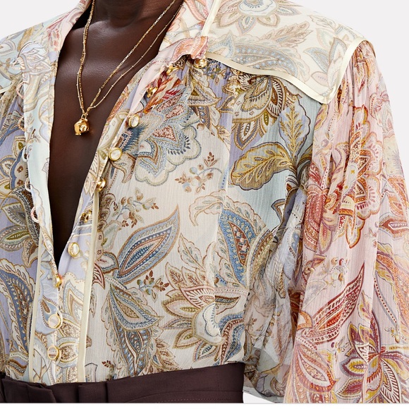 Lucky Bound Silk Blouse Zimmermann - Picture 4 of 4